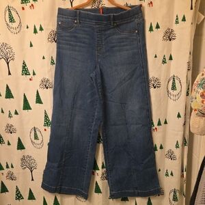 SPANX Classic Blue Wide Leg Jeans - XL
